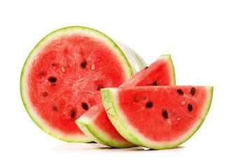 watermelon isolated on white