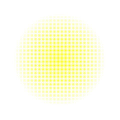 yellow circle consisting of small circles.