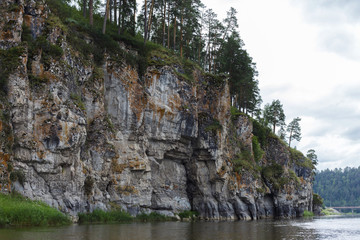 Ural Mountains. Canyon of the Ai River