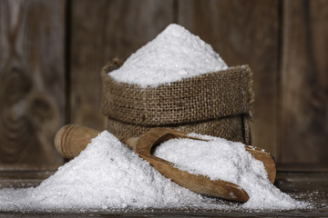 salt in bag and scoop