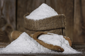 salt in bag and scoop