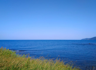 Fototapeta na wymiar Black sea coast in summer, Yason burnu touristic place