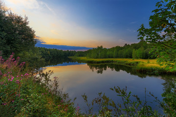 Stausee am roten Moor