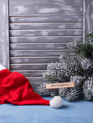 Fototapeta premium Christmas or New year festive background 