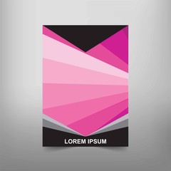 Modern Vector abstract book cover template. Vector of modern abstract background