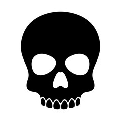 skull vector Halloween icon logo pirate bone skeleton illustration clip art graphic