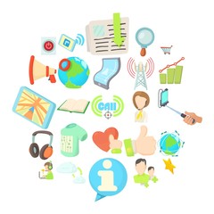Tinkle icons set. Cartoon set of 25 tinkle vector icons for web isolated on white background