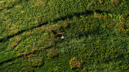 bali indonesia drone canggu aerial pano rice matrix farmer