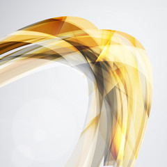 Fototapeta premium Abstract wave background for poster, flyer, bunner templates. Vector illustration