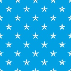 Figure star pattern vector seamless blue repeat for any use
