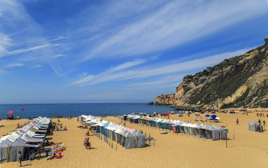 Fototapeta premium Playa de Nazaré
