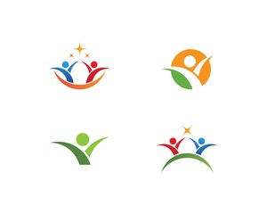 community care Logo template