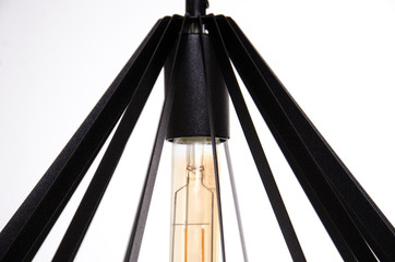 Luminaire with a non-ordinary lamp black