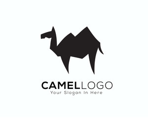 Abstract camel stand logo