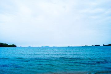 Fototapeta premium Beautiful seascape of Astafievo bay