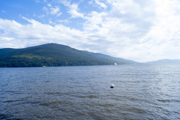 Beautiful seascape of Astafievo bay