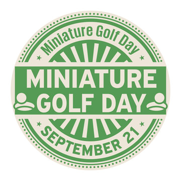 Miniature Golf Day, September 21