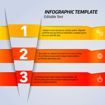 Business Infografik, Template mit editierbarem Text