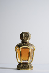 Arab perfume in a bottle isolated in white background