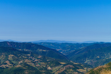 Panorama dal monte Petrano
