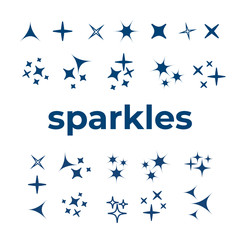 Bright firework, decoration twinkle, shiny flash. Glowing light effect star. Sparkle lights vector