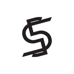SS logo, S5 logo letter design