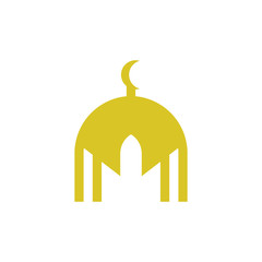 Golden Mosque logo icon
