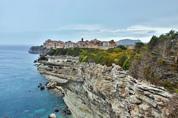 Corsica-town Bonifacio