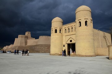 Stadtmauer in Chiwa - Usbekistan