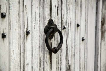 Old metal door knocker