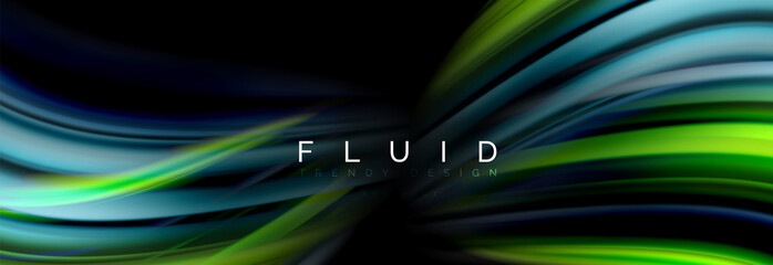 Fluid color motion concept