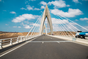 Fototapeta na wymiar Rabat, Morocco - Mohamed 6 bridge
