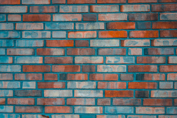 blue and red colored brick texture