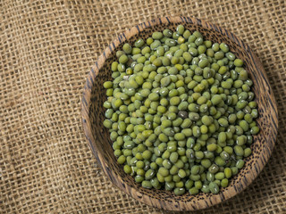 Mung Beans also known as Green Moong, Kacang Hijau, Vigna Radiata