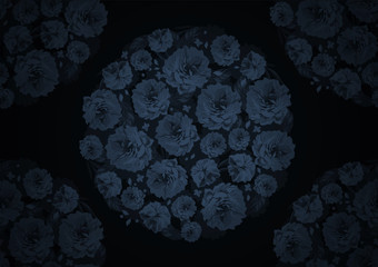 flower background vector illustration.