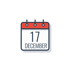 Calendar day icon isolated on white background. Vector illustration.