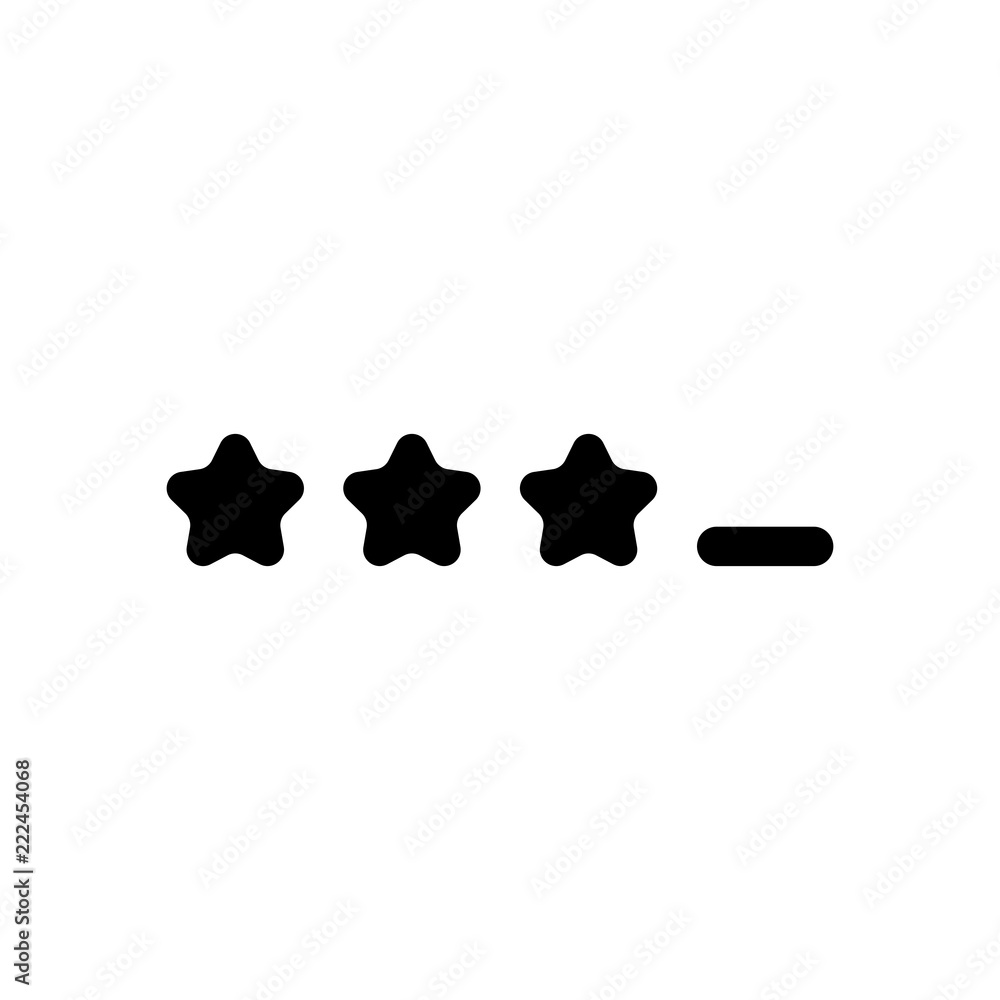 Poster pin code interface. simple icon. black on white background