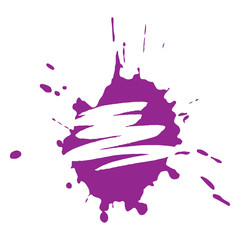 illustration. Background of multi-colored blots of ink