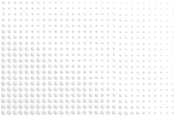 Abstract bumpy surface texture of gradient white and gray round dots. Vector illustration, EPS10. Can be used as background, backdrop, image montage in graphic design, book cover, flyer, brochure, etc