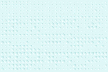 Abstract bumpy surface texture of gradient pale blue round dots. Vector illustration, EPS10. Can be used as background, backdrop, image montage in graphic design, book cover, flyer, brochure, etc