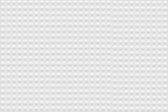 Abstract bumpy surface texture of gradient white and gray round dots. Vector illustration, EPS10. Can be used as background, backdrop, image montage in graphic design, book cover, flyer, brochure, etc