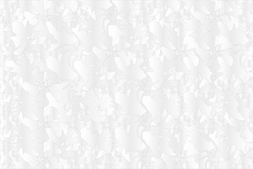 Abstract layered texture background in gradient gray (silver) colored pattern. Vector illustration, EPS 10. Useful as background, backdrop, texture in graphic design or print on wrapping paper, etc.