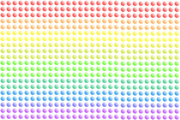 Colorful rainbow texture background of gradient colors and dots, used LGBT pride flag colors, symbol of LGBTQ (lesbian, gay, bisexual, transgender, and questioning). Vector illustration, EPS10.