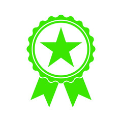 Quality premium product stamp. Isolated icon on white background. Symbol on flat design. Vector illustration.