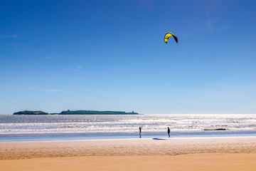 incredible Morocco, amazing Essaouira, a wonderful beach with si