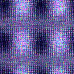 Obraz premium Abstract colorful knitting texture. Seamless background for design.