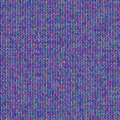 Abstract colorful knitting texture. Seamless background for design.