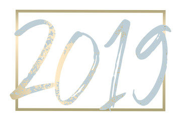 2019 New Year decoration design