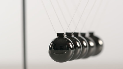 Balance (Newton) balls - Close up