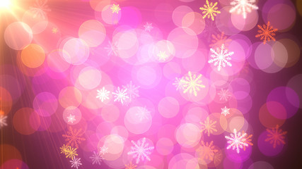 Background of Christmas Snowflakes which can be useful for Christmas,Holidays and New Year designs and presentation